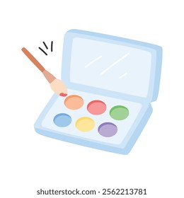 A handy icon of eyeshadow kit in modern style