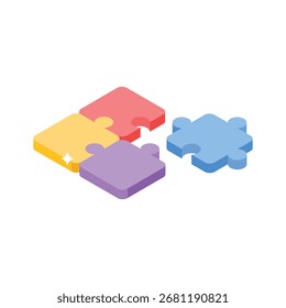 Handy isometric icon for HR problem solving