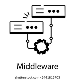  Iconos lineales útiles de servicios de red 
