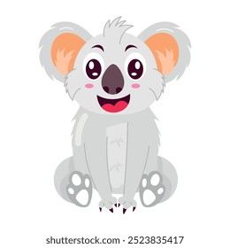 Handy Pack of Koala Character Flat Stickers 


