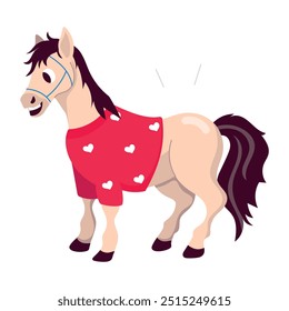 Handy Pack of Mare Cartoon Flat Stickers 

