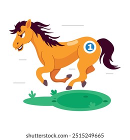 Handy Pack of Mare Cartoon Flat Stickers 

