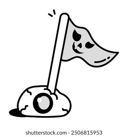 Handy Set of Halloween Party Doodle Icons  

