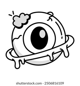 Handy Set of Halloween Party Doodle Icons  


