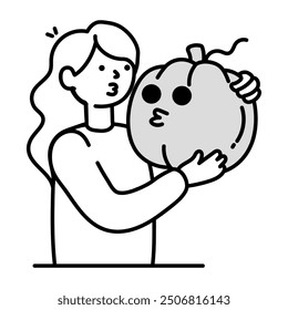 Handy Set of Halloween Party Doodle Icons  

