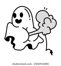 Handy Set of Halloween Party Doodle Icons  

