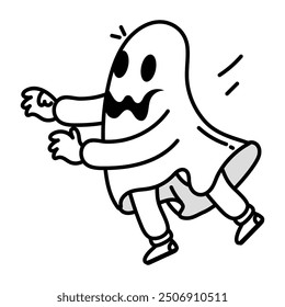 Handy Set of Halloween Party Doodle Icons  

