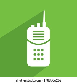Icono de Handy Talky, vector de icono de tecnología