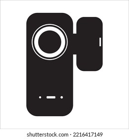 handycam icon logo vector design