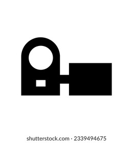 handycam icon vector illustration logo design, isolated on white