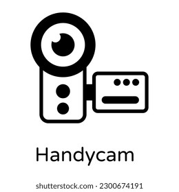 El icono sólido de la leva de mano es fácil de usar y descargar 