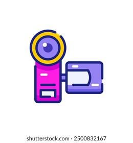 Handycam Y2K Vector Icono Ilustración