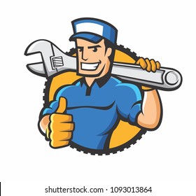 6,132 Repair Man Mascot Images, Stock Photos & Vectors | Shutterstock