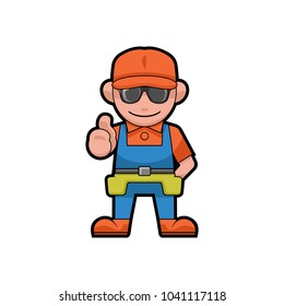 Handyman Icon, Logo and Template