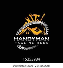 Handyman Logo Design, Home Repair Logo Design, Home Logo