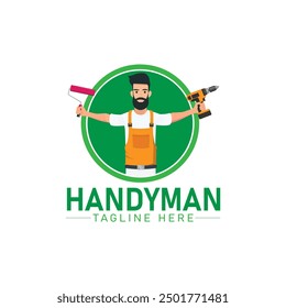Handyman logo Design, handyman tools