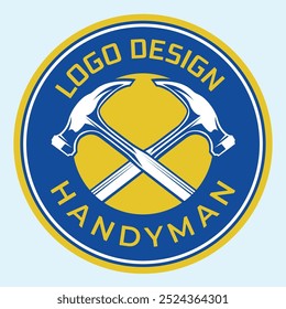 Imagem do vetor do ícone de logotipo Handyman. eps de ilustração de vetor com formato editável e dimensionável.