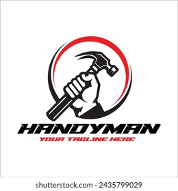 handyman logo template, handyman logo element, handyman logo vector