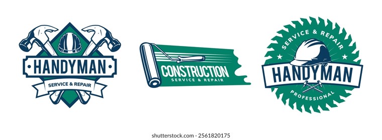 handyman repair logo template design