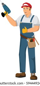 Handyman repairman worker 