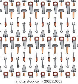 Handman-Tool-Muster, Vektorvorlage