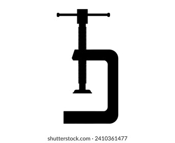 Herramienta Handyman Silihouette vector art