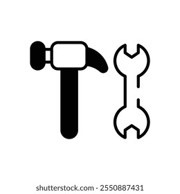 Handyman Tools icono de Vector Ilustración de stock
