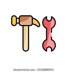 Handyman Tools, Vektorsymbol-Stockgrafik
