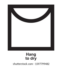 hang to dry icon isolated vector illustration