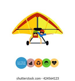 Hang Glider Icon