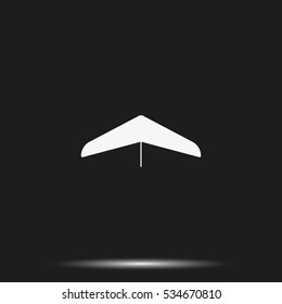 Hang glider icon.