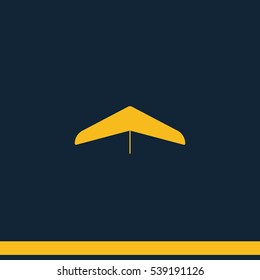 Hang glider icon.