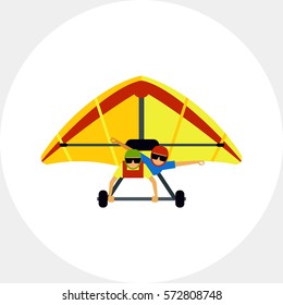 Hang Glider Icon