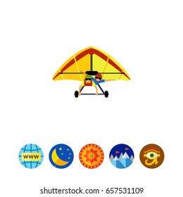 Hang Glider Icon