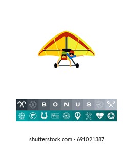 Hang Glider Icon