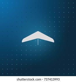 Hang glider icon.
