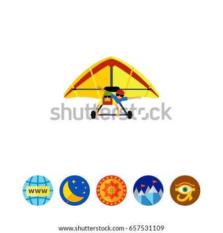 Hang Glider Icon