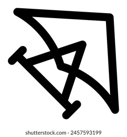Hang Glider icon for web, app, infographic, etc