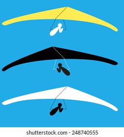 Hang Glider silhouette