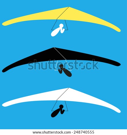 Hang Glider silhouette