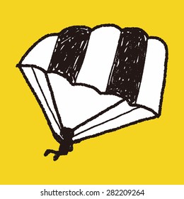 Hang gliding doodle