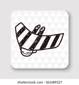 Hang gliding doodle