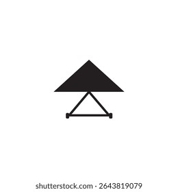 hang gliding icon illustration element design 