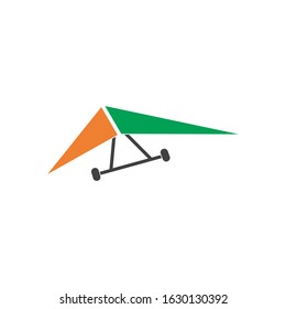 hang gliding icon vector illustration design template