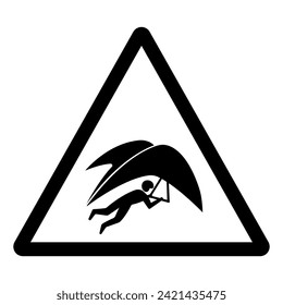 Symbol-Sign-Hang, Vektorgrafik, einzeln auf weißem Hintergrund - Etikett .EPS10