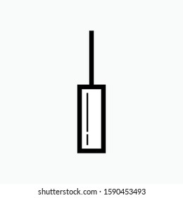 Hang Lamp Icon. Ceiling Decoration Vector, Sign and Symbol for Design, Presentation, Website or Apps Elements.