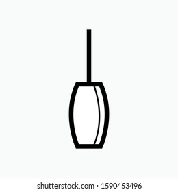 Hang Lamp Icon. Ceiling Decoration Symbol. Applied for Design, Presentation, Website or Apps Elements - Vector.
