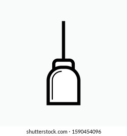 Hang Lamp Icon. Ceiling Decoration Vector, Sign and Symbol for Design, Presentation, Website or Apps Elements.,