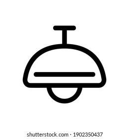 hang lamp icon or logo isolated sign symbol vector illustration - high quality black style vector icons
