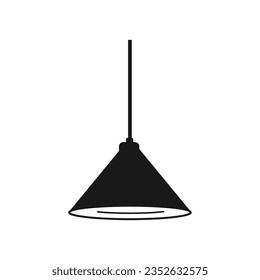 Hang lamp icon vector illustration symbol design